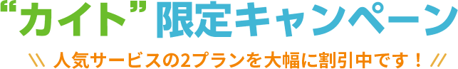 カイト限定キャンペーン