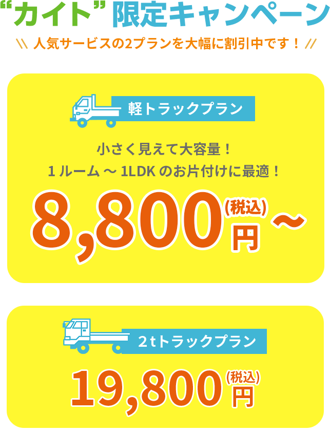 カイト限定キャンペーン