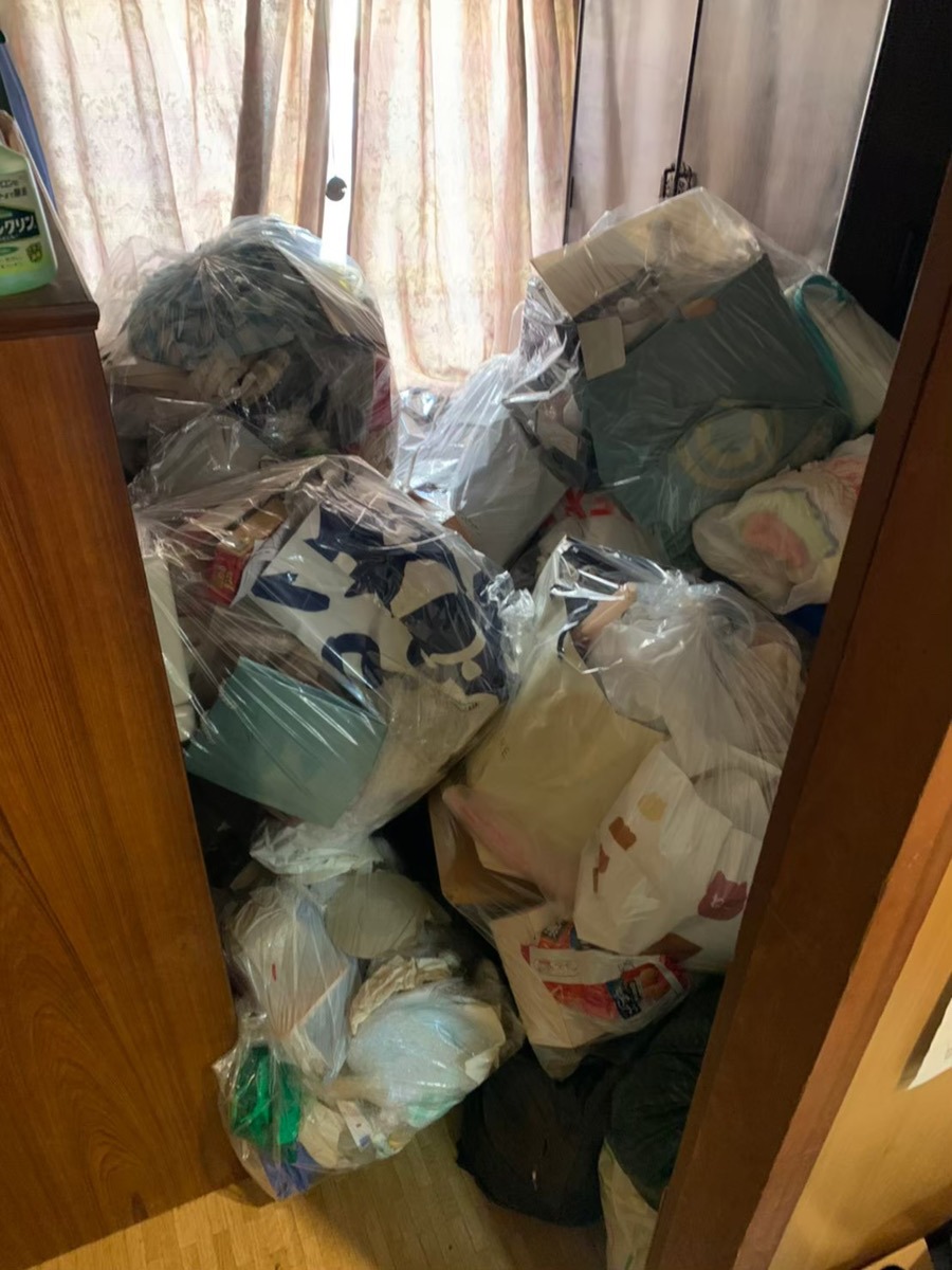 ゴミ屋敷が一転!部屋がとてもすっきりしました