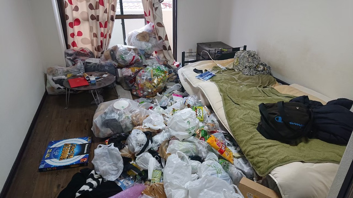 ゴミ屋敷を徹底的に掃除してもらえてすっきりしまし